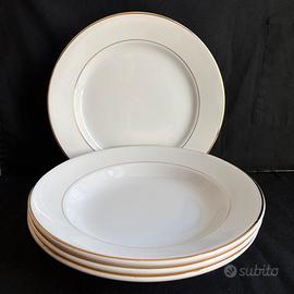 Richard Ginori set 7 piatti filo d’oro