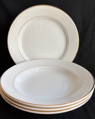 Richard Ginori set 7 piatti filo d’oro