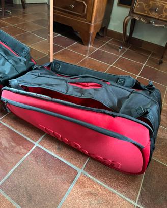 WILSON BORSA TENNIS SUPER Wilson TOUR 6 PK CLASH