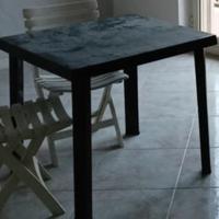 Tavolo quadrato in pvc verde