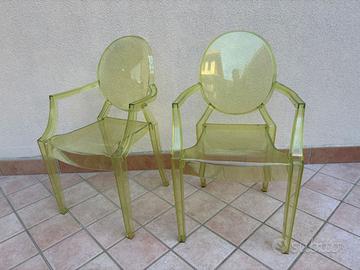 Sedie Loulou ghost Kartell