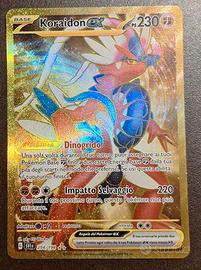 Koraidon ex oro carta pokémon