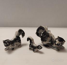 Miniature animali bone China 