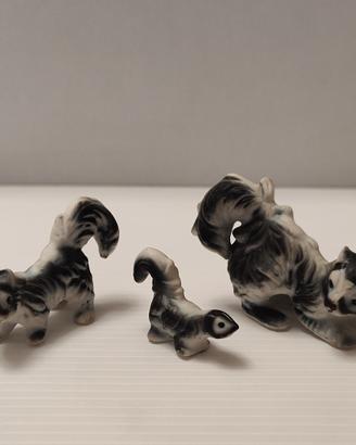 Miniature animali bone China 