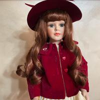 Bambola in porcellana biscuit Alberon “Maxine” 90’