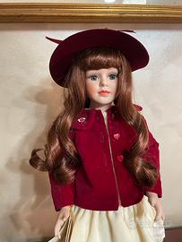 Bambola in porcellana biscuit Alberon “Maxine” 90’