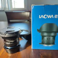 Laowa 15mm attacco Canon EF