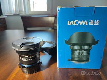Laowa 15mm attacco Canon EF