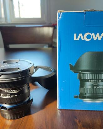 Laowa 15mm attacco Canon EF