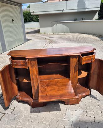 Mobile bar retroʻ in legno