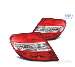 FANALI MERCEDES W204 LIMOUSINE 07-10 LED ROSSO CRI