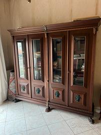 Libreria in legno massiccio