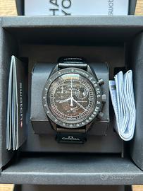 Swatch x Omega MoonSwach Snoopy Black-NUOVO
