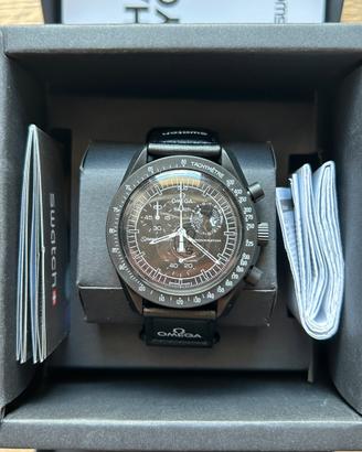 Swatch x Omega MoonSwach Snoopy Black-NUOVO