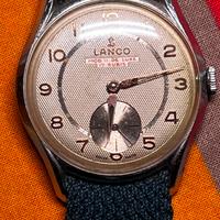 Orologio Lanco Mod II De Luxe 17 Rubis vintage 60