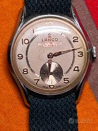 Orologio Lanco Mod II De Luxe 17 Rubis vintage 60