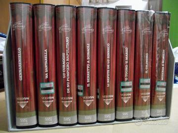 Eduardo de filippo 8 vhs cofanetto "il teatro di