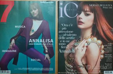 ANNALISA riviste cover articoli interviste