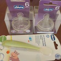 tettarelle per biberon step up e cucchiaino 