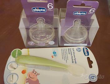 tettarelle per biberon step up e cucchiaino 