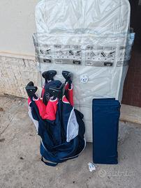 lettino da campo  brevi e materasso 