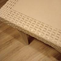 Tavolo da giardino grigio chiaro 90x90