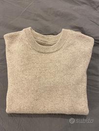 Pullover 100% lana beige Jack&Jones taglia M