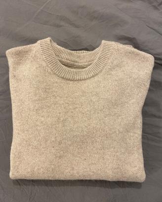 Pullover 100% lana beige Jack&Jones taglia M