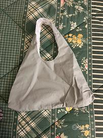 Borsa a spalla artigianale salvia/hobo bag