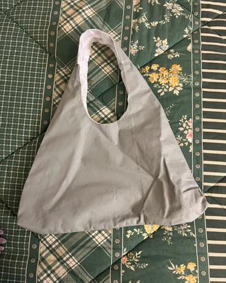 Borsa a spalla artigianale salvia/hobo bag