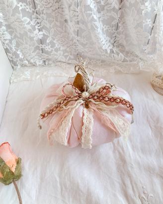 Zucca decorativa in stoffa – stile shabby chic