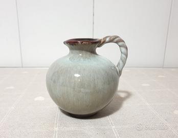 Vasetto piccola brocca bombata Vintage maiolica