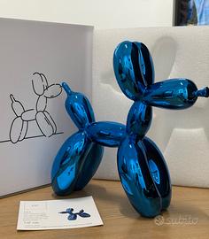 Ballon Dog Scultura Jeff Koons Blu Art Pop Balloon