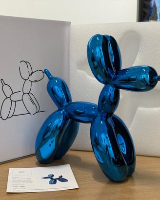 Ballon Dog Scultura Jeff Koons Blu Art Pop Balloon