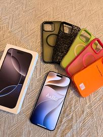 Iphone 16 ProMax 256GB + Cases