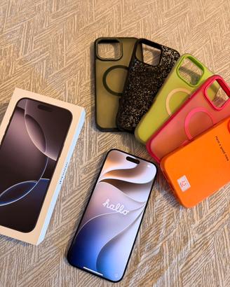 Iphone 16 ProMax 256GB + Cases