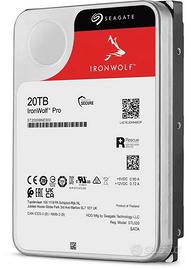 Hard Disk 20TB Seagate Ironwolf Pro in garanzia 