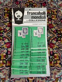 200 pz francobolli del mondo vintage - 20 bustine