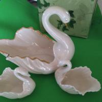 Set 3 cigni porcellana vintage Lenox USA