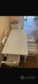 TAVOLO CON SEDIE SCAVOLINI