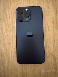 Iphone 15 pro max 256 blu titanium