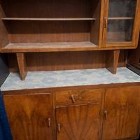 Credenza cucina vintage anni ’50/’60 in legno – or