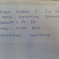 Ponte post nissan terrano 2 3.0 dci