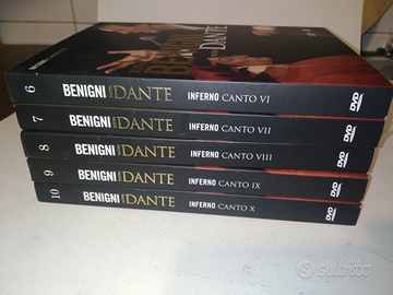 Tutto Dante, Roberto Benigni,DVD Canti 6-7-8-9-10