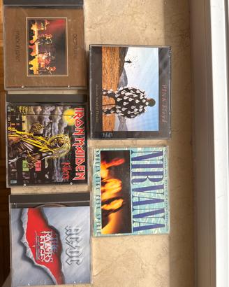 Lotto 5 CD Rock: Maiden Nirvana Floyd Purple ACDC