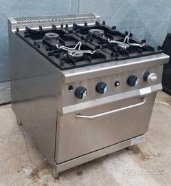 CUCINA 4 FUOCHI SERIE 900 CON FORNO