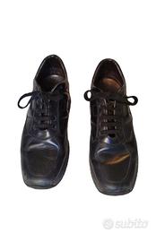 scarpe in pelle nera Hogan