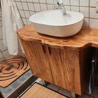 TOP LAVABO IN ULIVO 