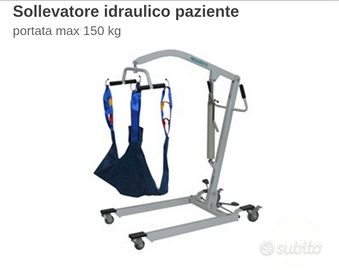 Sollevatore disabili manuale Con imbragatura