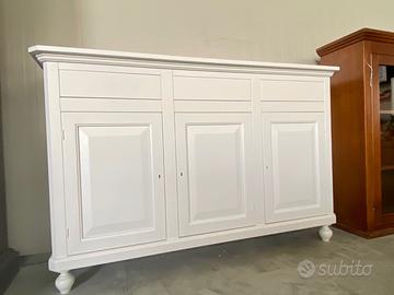 Nuova credenza di vero legno 3 ante e 3 cassetti
